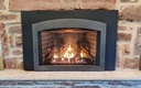 Gass Fireplace with Tempered Glass by European Art Glass